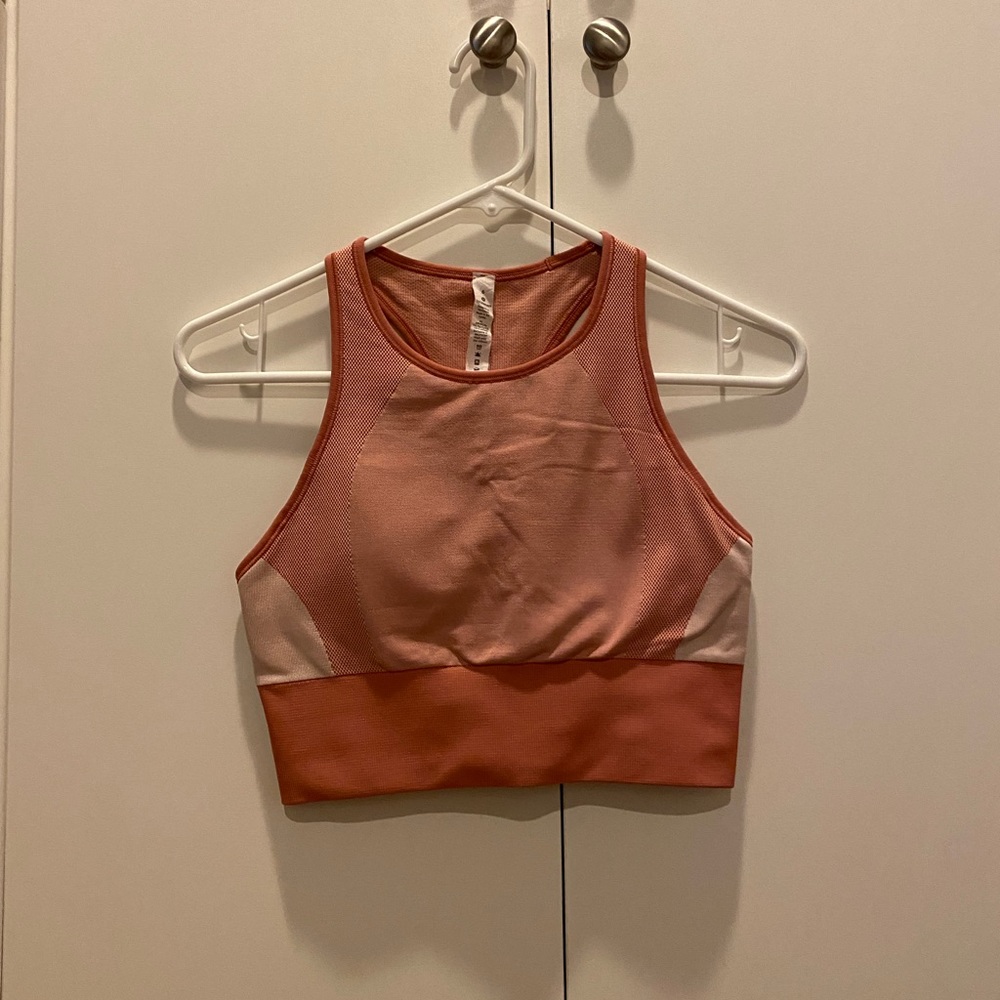 Lululemon Ebb to Train Longline Bra Top, Medium Support, C/D Cup